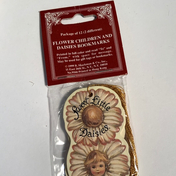 Bookmarks Labels Children Daisies Lot 12 - Picture 3 of 7